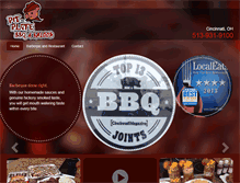 Tablet Screenshot of pittoplatebbqcatering.com